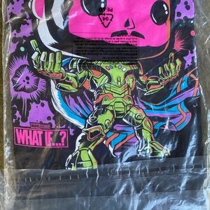 Marvel What If...? Infinity Killmonger Neon Graphic Tee